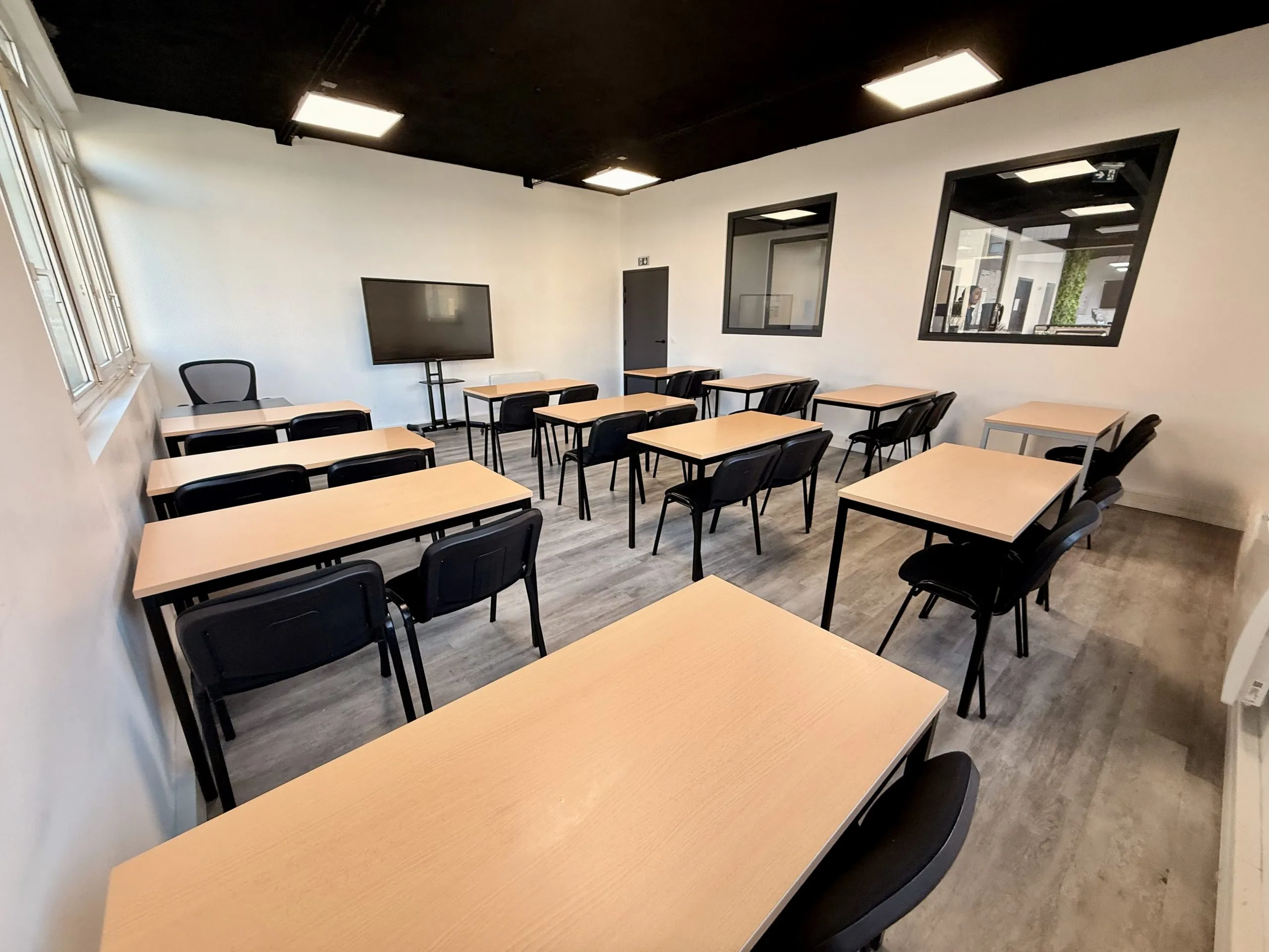 Une salle de cours du campus EMS